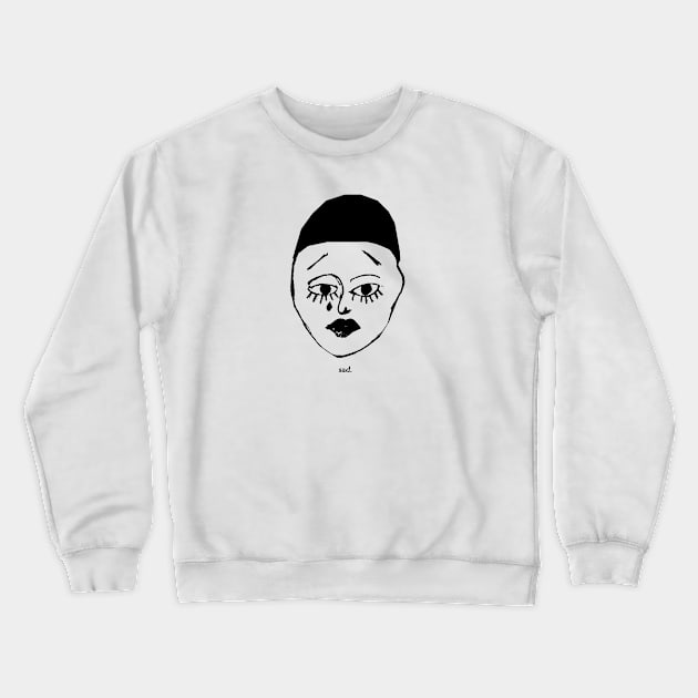 Pierrot. Crewneck Sweatshirt by BKArt